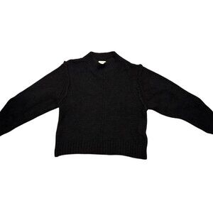 Topshop Chunky Black Knit Sweater